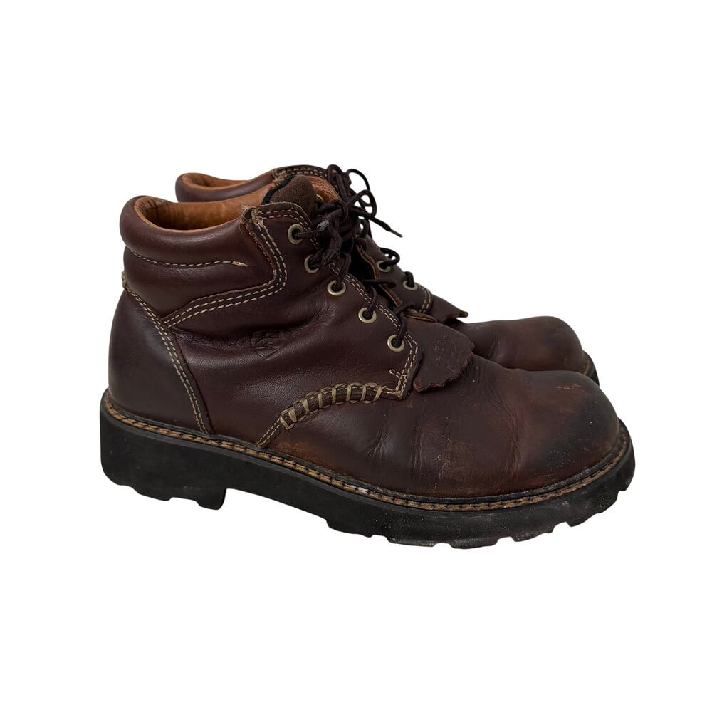 Ariat Boots Womens Size 8.5 B Canyon Lace Up Brown Leather Ankle Work